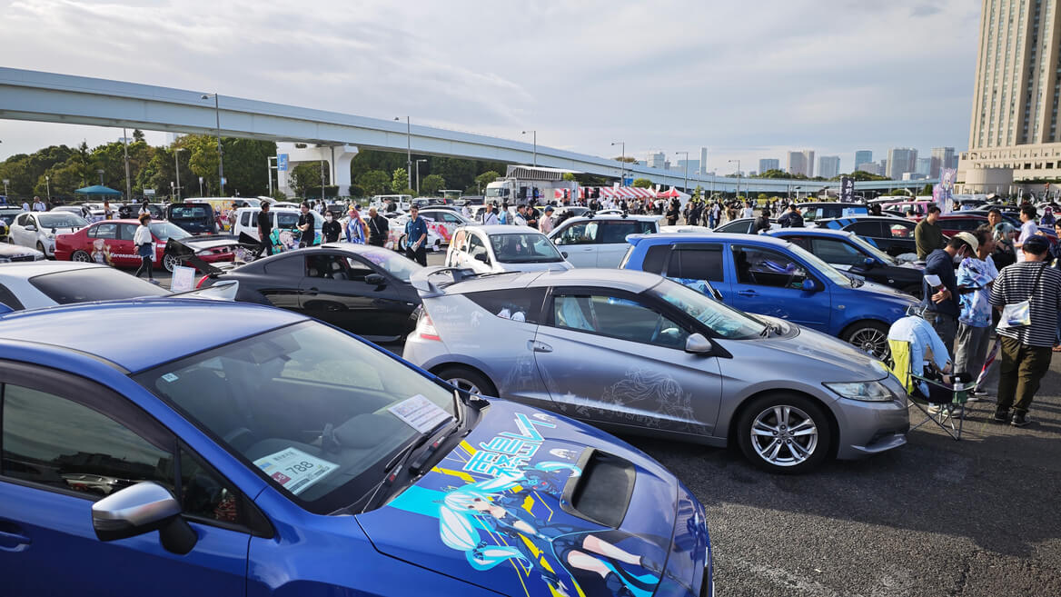 羽衣6の痛車が５台も！